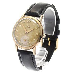 OMEGA B6520 K14YG Small Second cal.361 Silver Dial Hand Winding Men's_819985